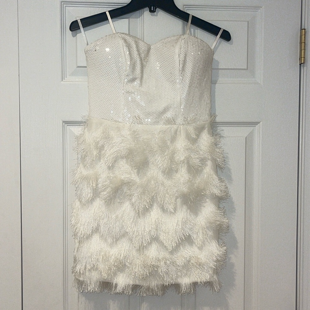 Strapless White Dress